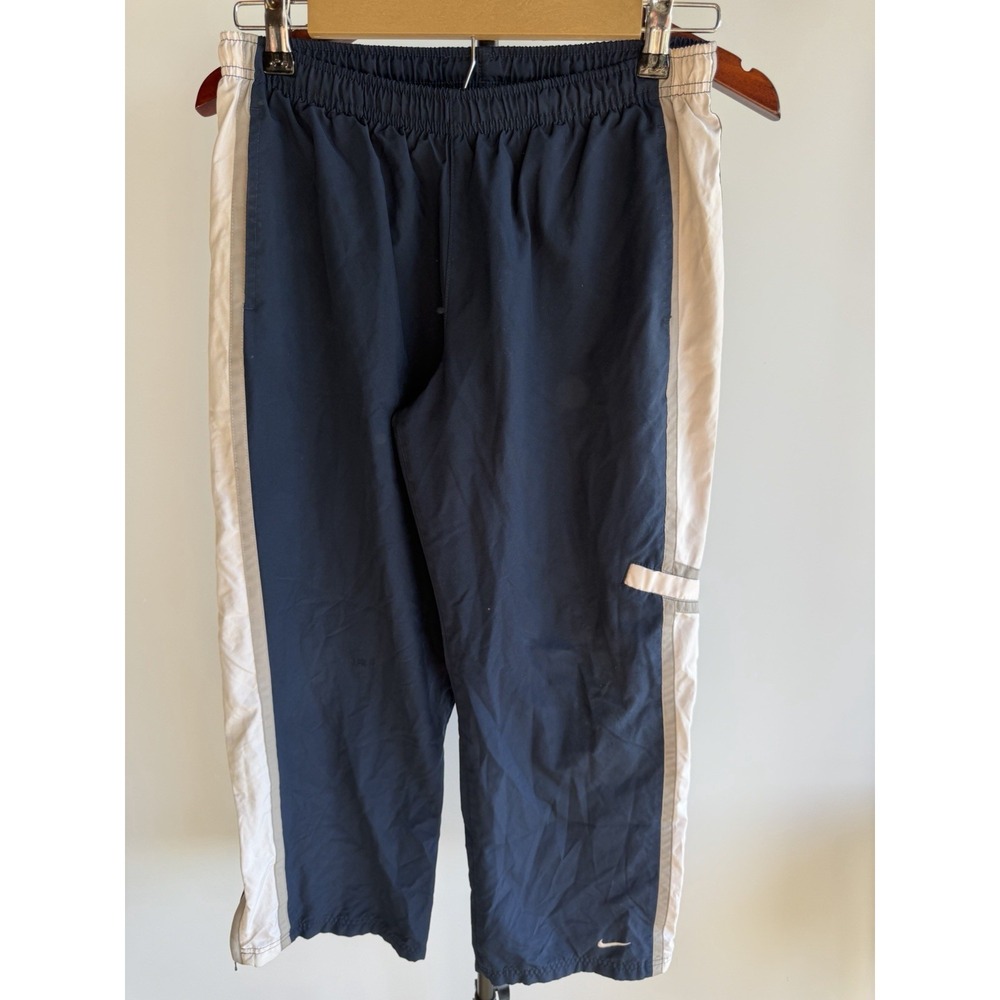 Nike Cargo Sweatpants Youth Large Windbreaker Track Pants Fleece Lined
